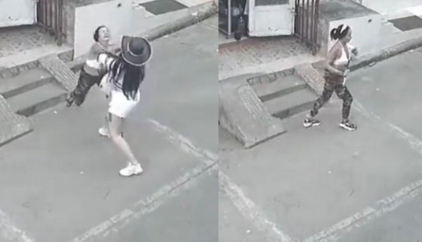 Dos “Damas” pelean a cuchillo en plena calle