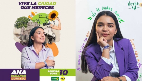 Ana Durango una joven pereirana en la carrera para llegar al Concejo