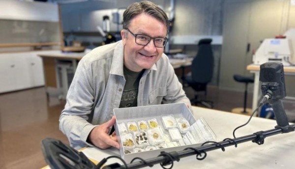 Descubrimiento sorprendente, un tesoro del siglo VI encontrado con un detector de metales