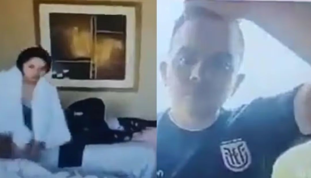 Periodista muestra sin querer a su amante en plena transmisión en vivo