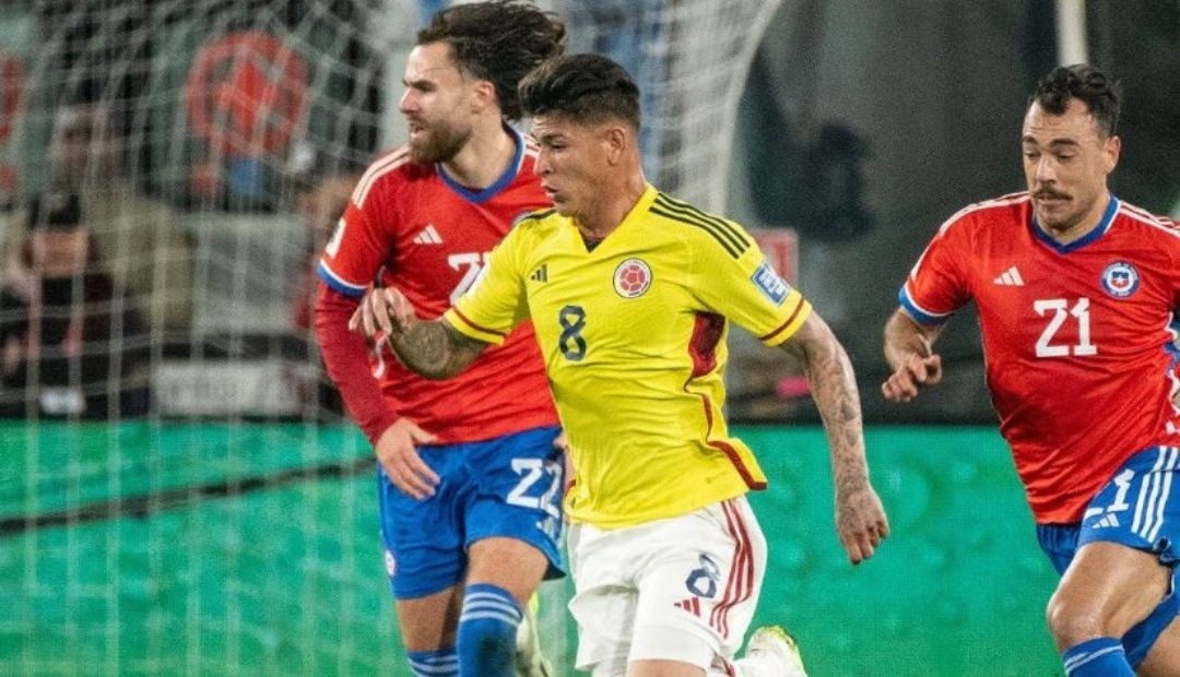 Colombia empata 1-1 con Chile, actuaciones variadas en el partido