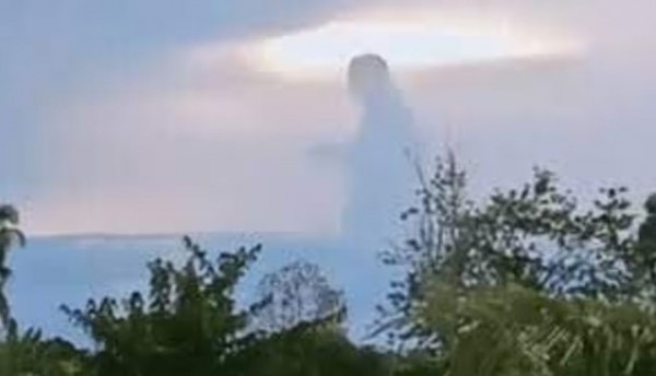 "Se parece a Jesús", la extraña nube que captó la atención en Indonesia