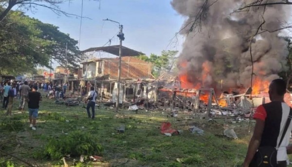 Explosión de carro bomba sacude estación de policía en Timba, Cauca