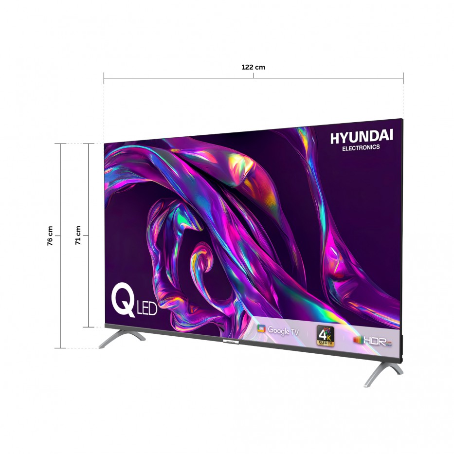 Smart TV QLED 55'' UHD 4K - Google TV, Google TV desde $0