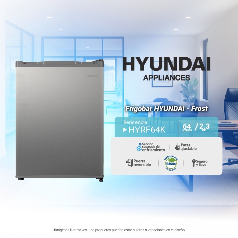 Frigobar de una puerta 64L