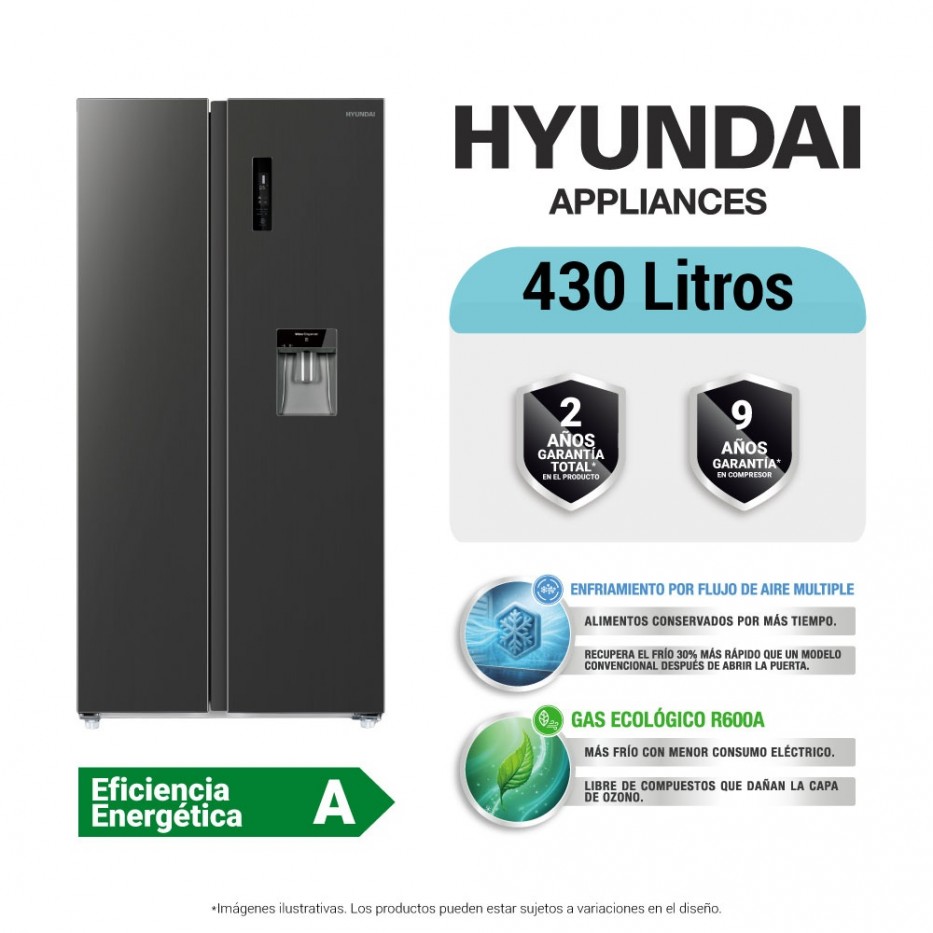 Refrigerador Side by Side 430L No Frost