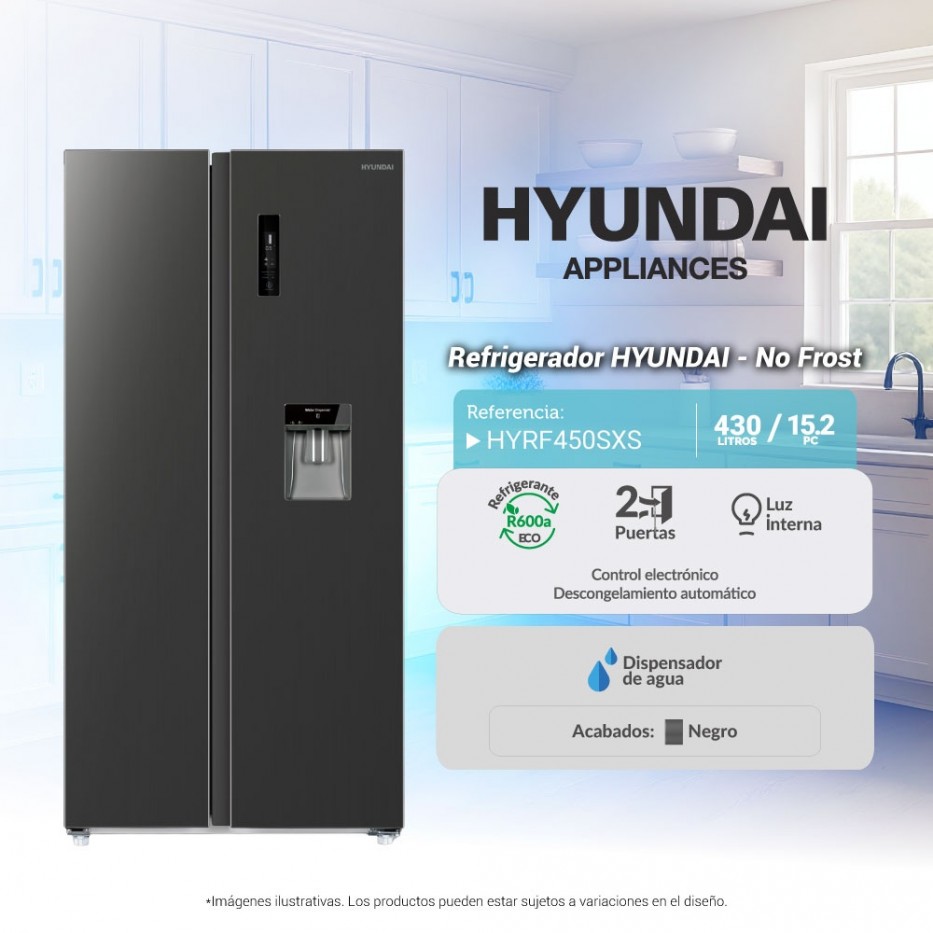 Refrigerador Side by Side 430L No Frost