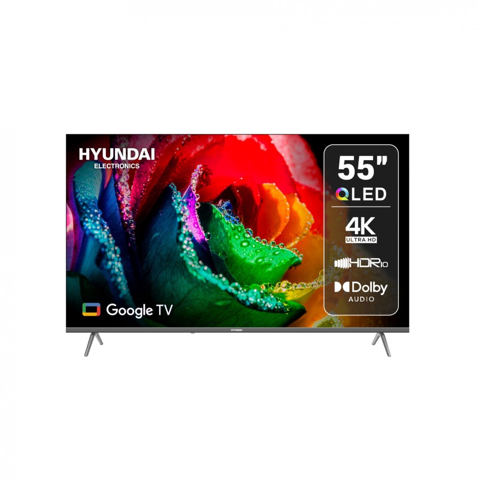 Televisor HYUNDAI 43 Smart Google TV QLED
