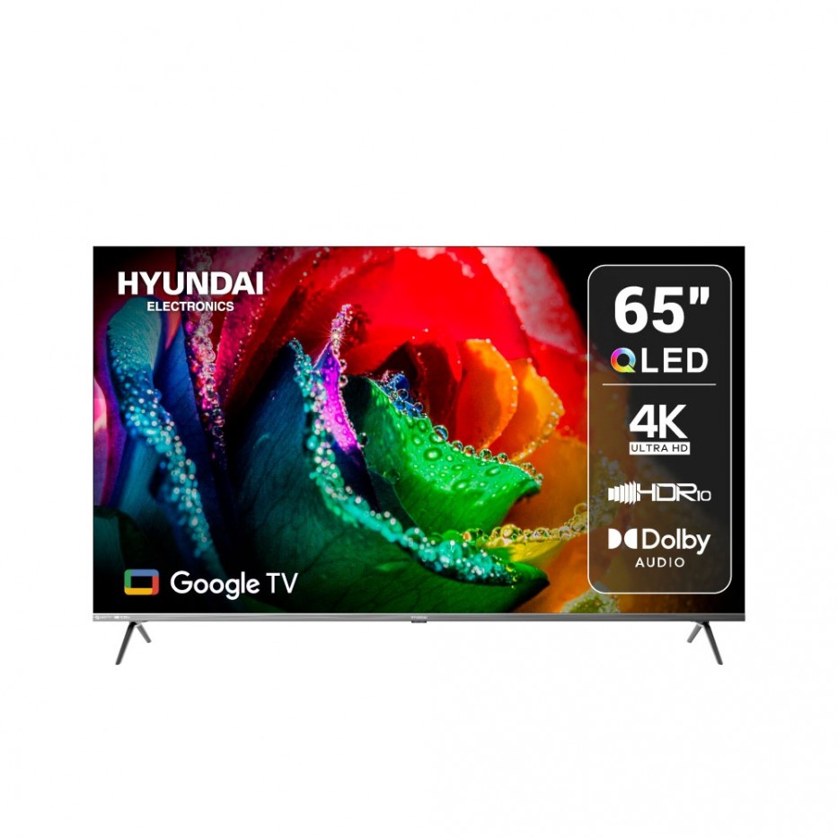 Televisor HYUNDAI 65 Smart Google TV UHD QLED