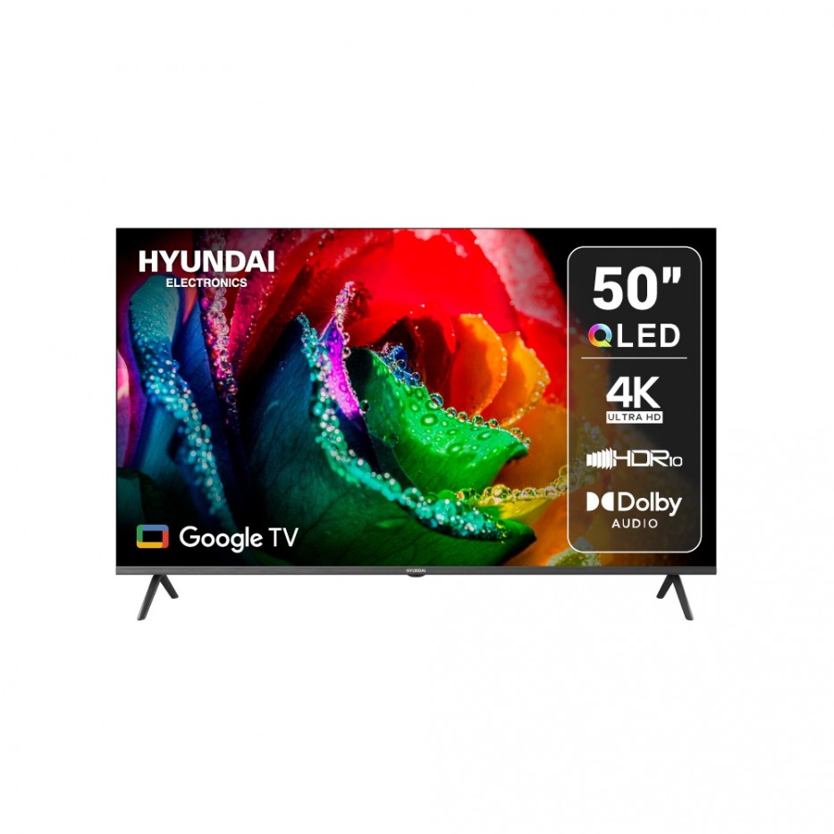 Televisor HYUNDAI 50 Smart Google TV UHD QLED
