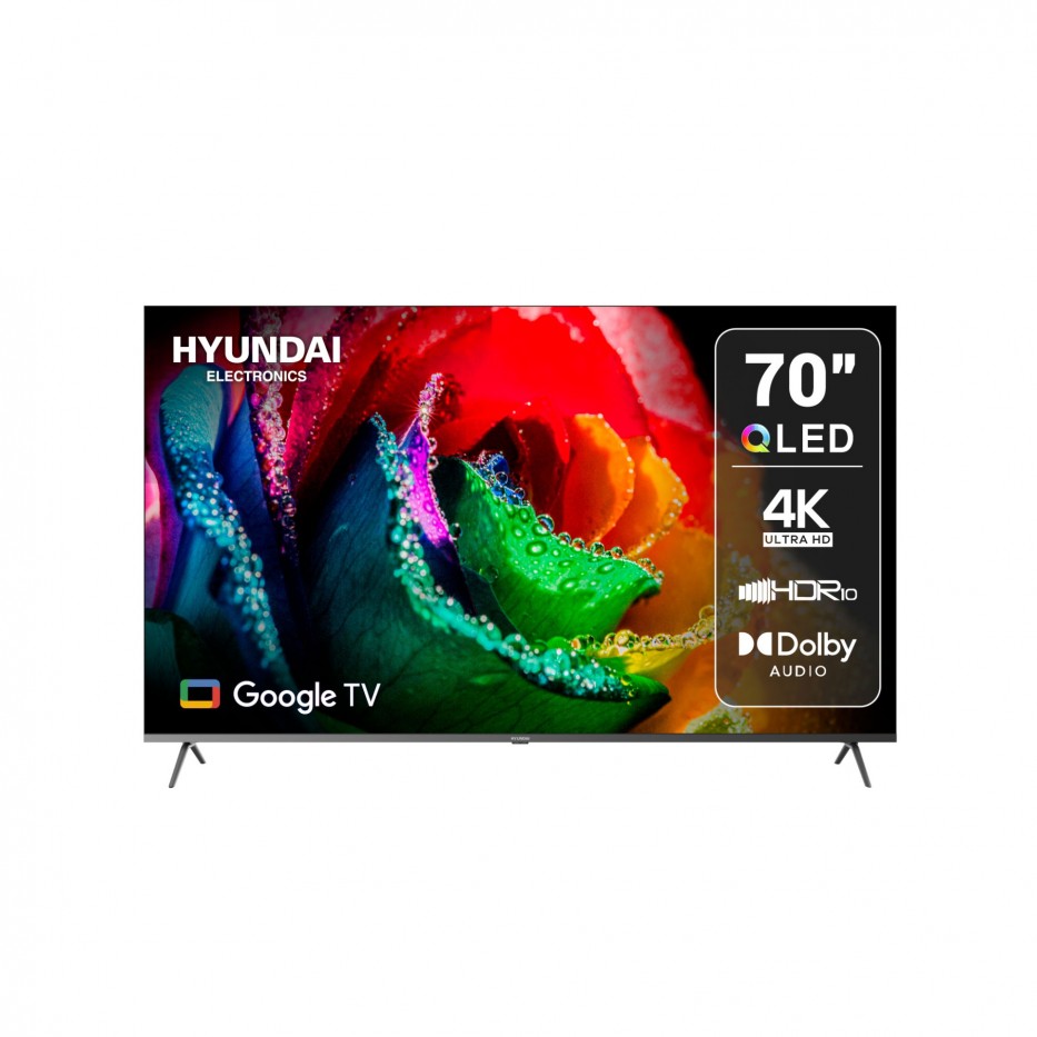 Televisor HYUNDAI 70 Smart Google TV UHD QLED