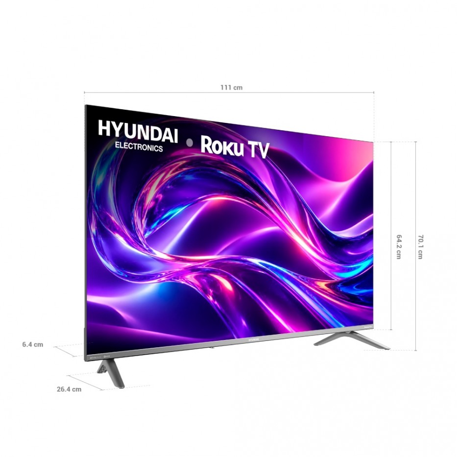 Televisor HYUNDAI 50 Smart Google TV UHD QLED