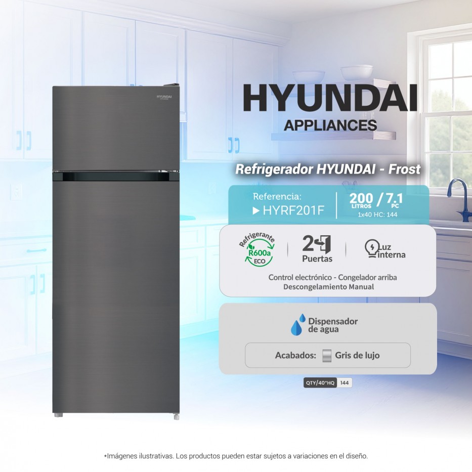 Refrigerador 2 puertas Frost