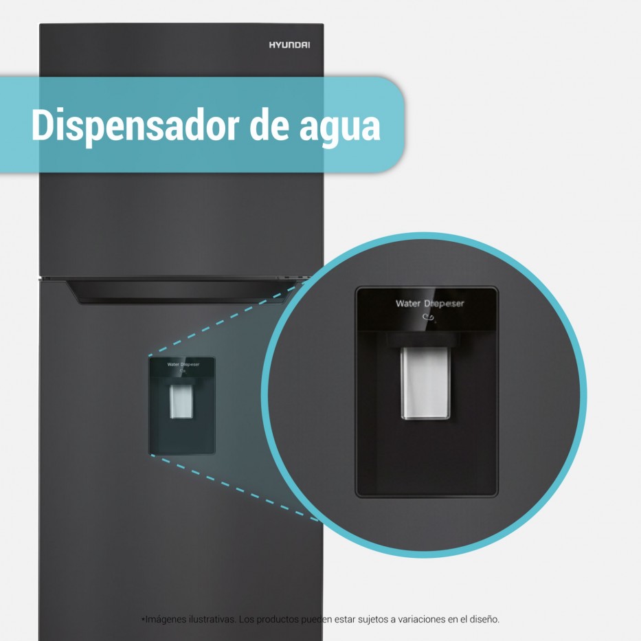 Refrigerador de dos puertas 345L