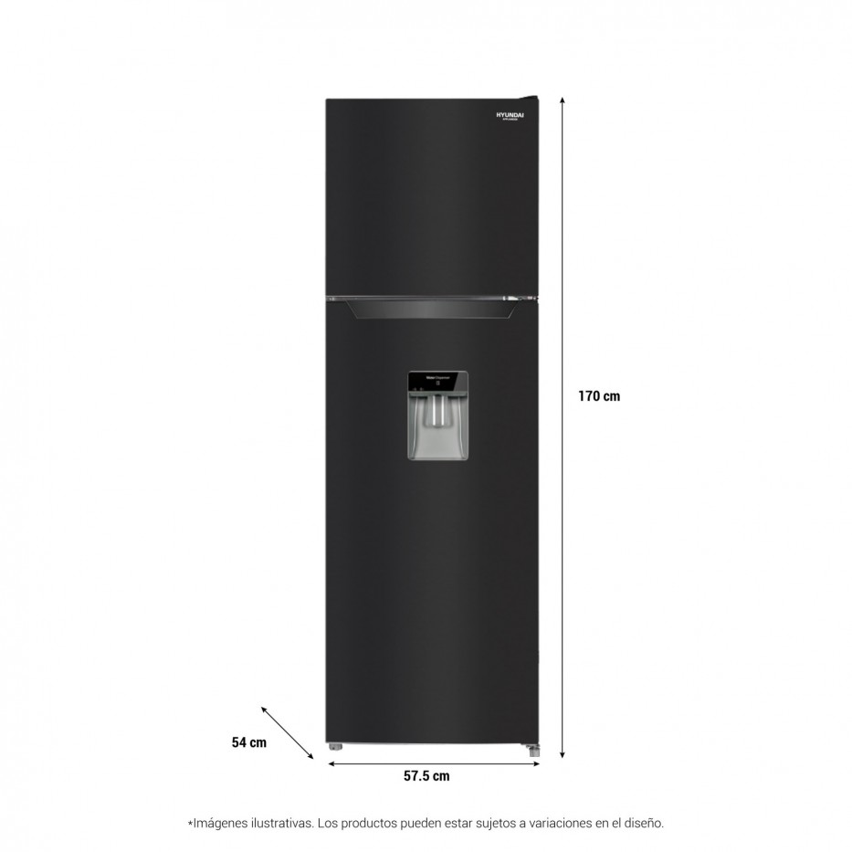 Refrigerador de dos puertas 248L