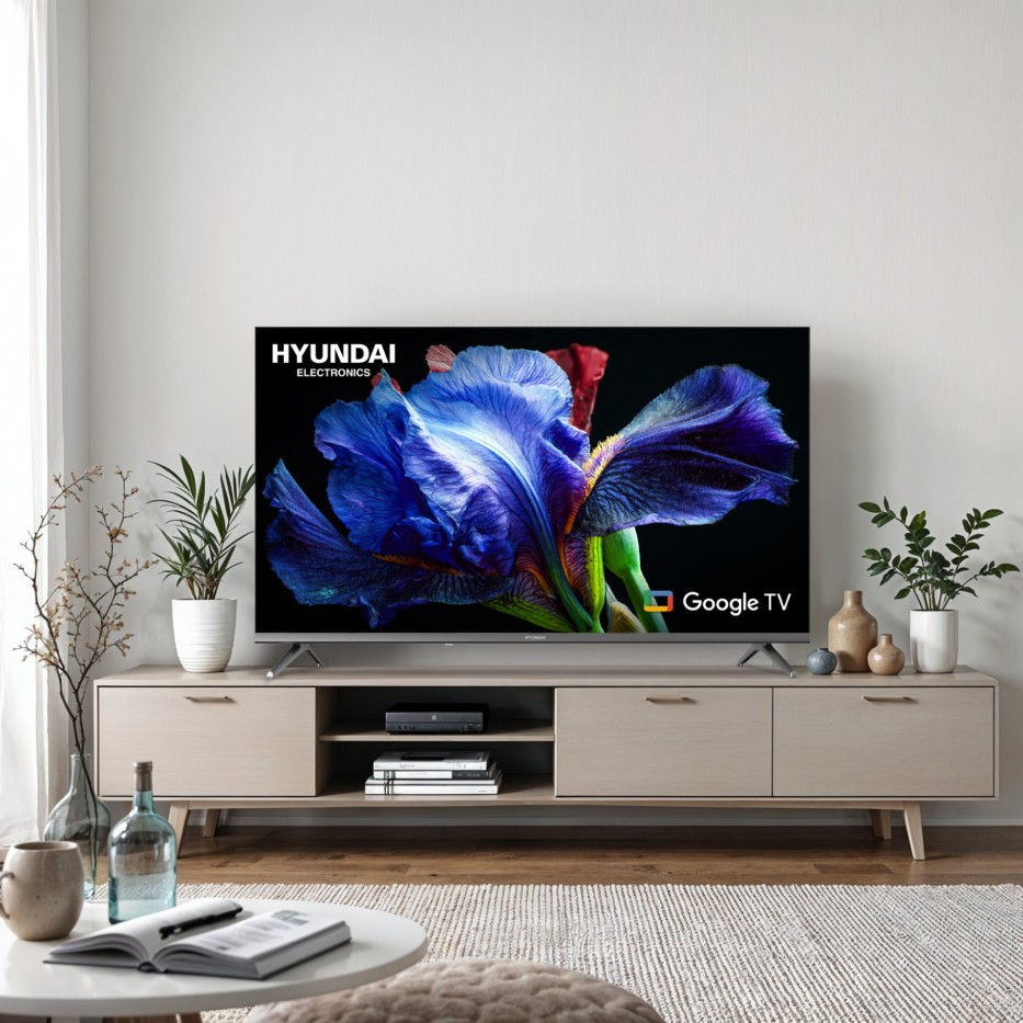 Televisor HYUNDAI 40 Smart Google TV QLED