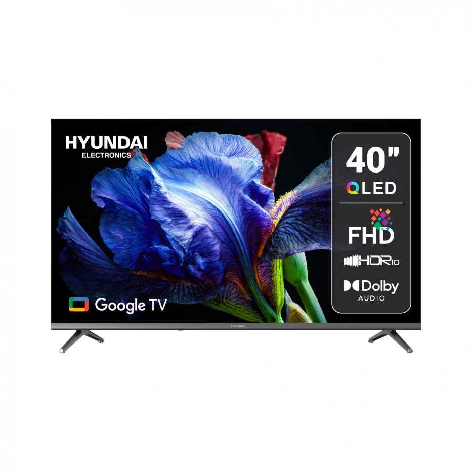 Televisor HYUNDAI 40 Smart Google TV QLED