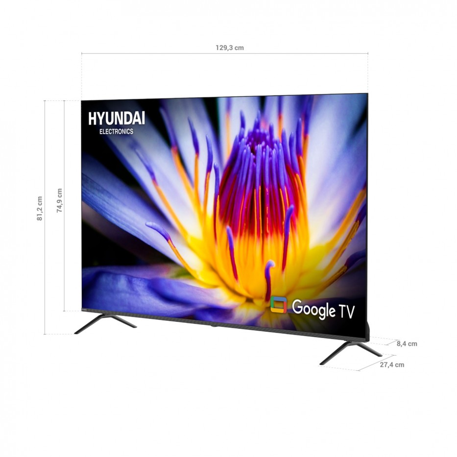 Televisor HYUNDAI 58 Smart Google TV UHD 
