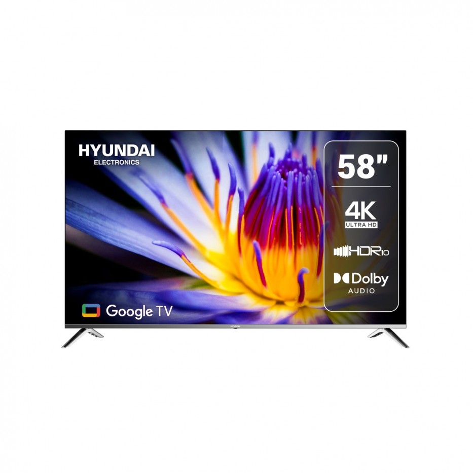 Televisor HYUNDAI 58 Smart Google TV UHD 