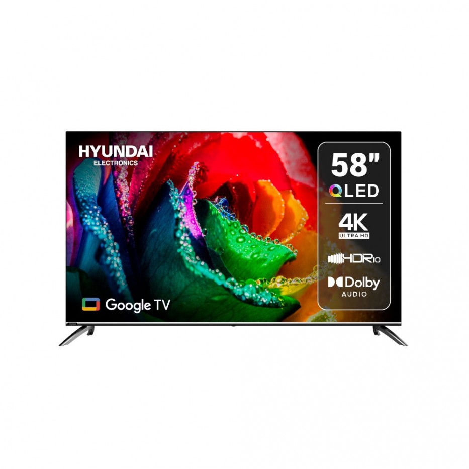 Televisor HYUNDAI 58 Smart Google TV QLED