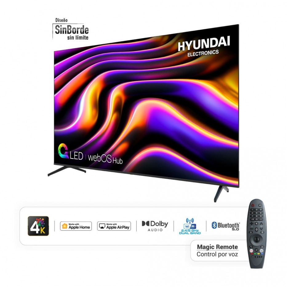 Televisor HYUNDAI 85 Smart WebOs TV QLED