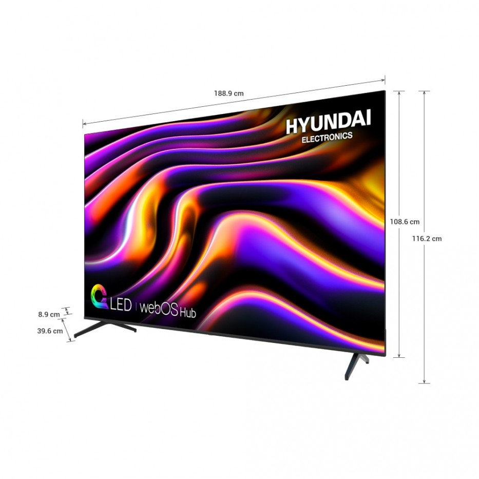 Televisor HYUNDAI 85 Smart WebOs TV QLED