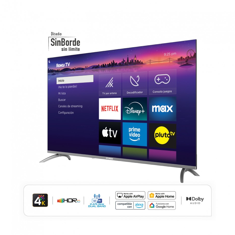 Smart TV 55'' UHD 4K - Roku Tv