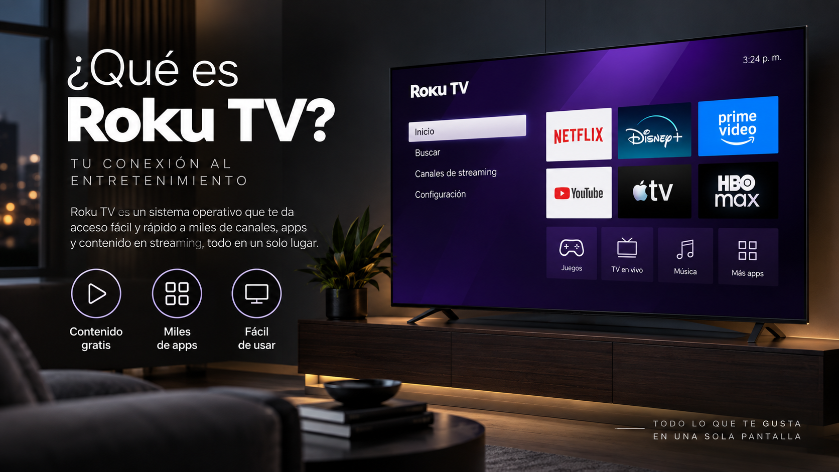 ¿Qué es Roku tv? 