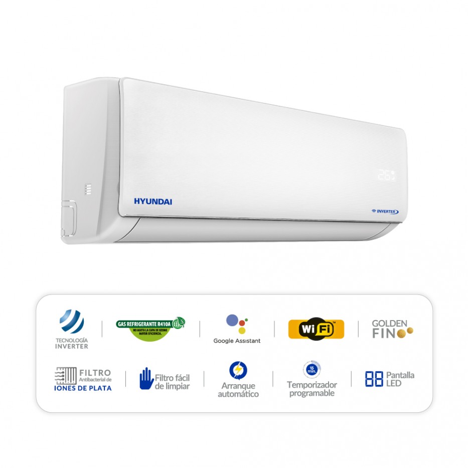 Aire Acondicionado Inverter 12.000 BTU Split 220v