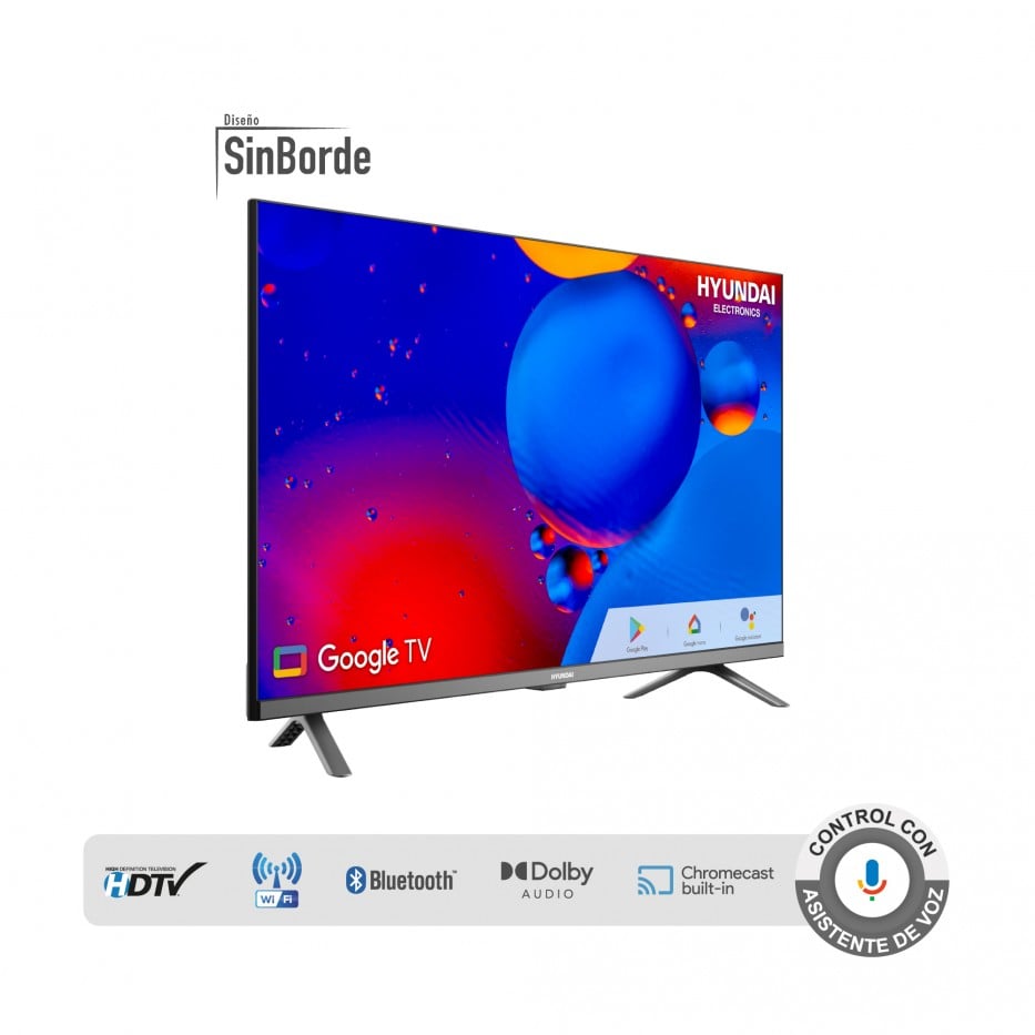 Smart TV 32'' HD / Google TV - Borderless