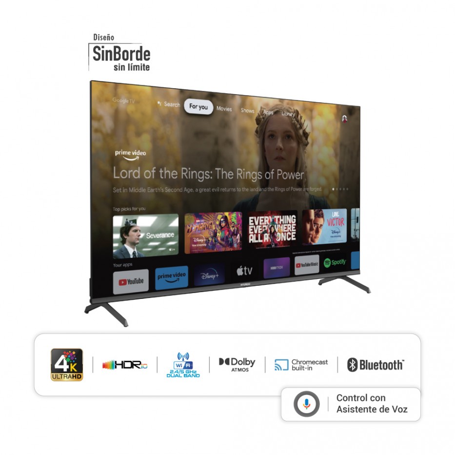 Smart TV 55'' UHD 4K - Google TV