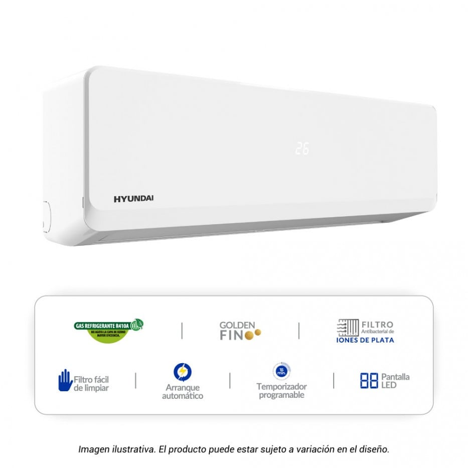 Aire Acondicionado on/off 12.000BTU Split 110V