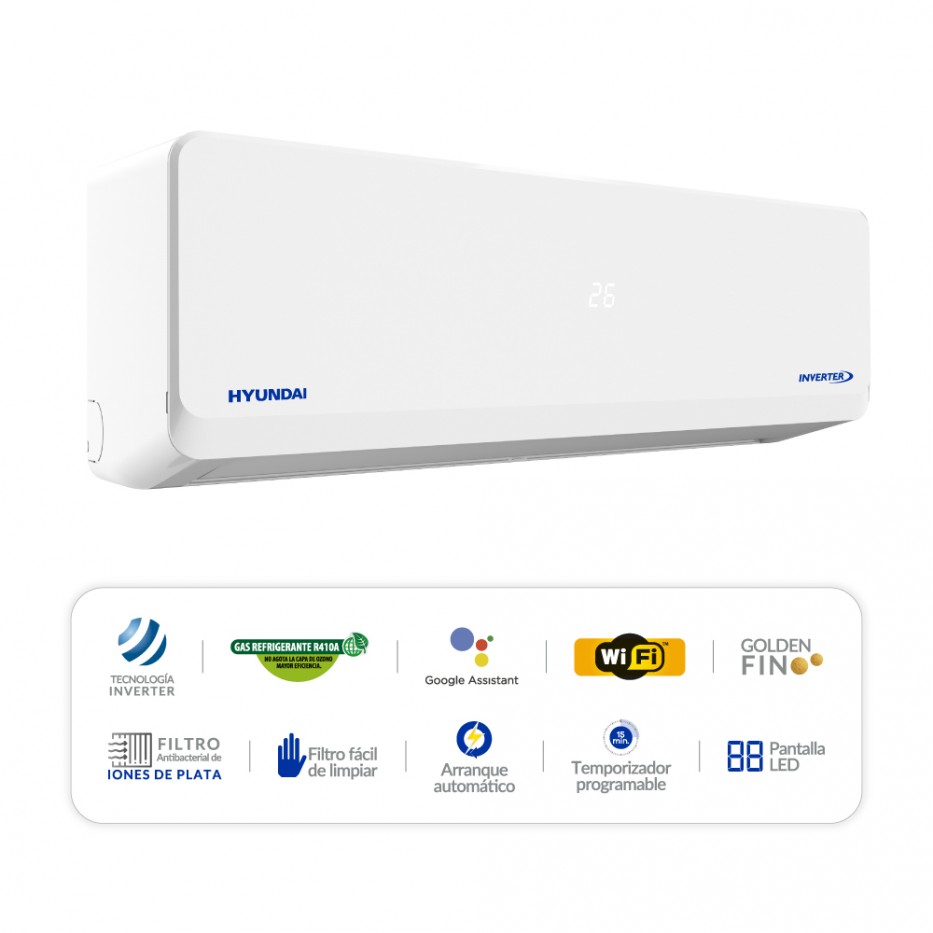 Aire Acondicionado WIFI Inverter 12.000 BTU Split 110V