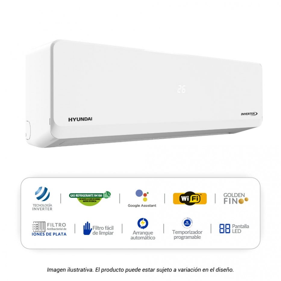 Aire Acondicionado WIFI Inverter 12.000 BTU 110V