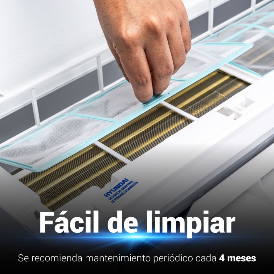 Aire Acondicionado On/Off Hyundai 12.000BTU Split 110V