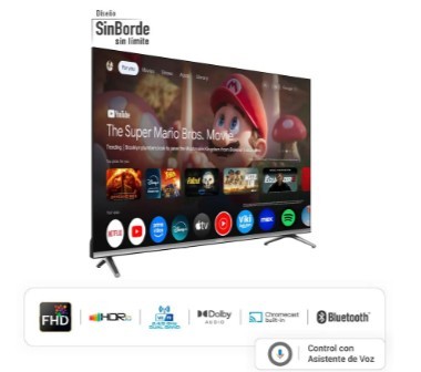 Televisor Smart QLED 43'' FHD Hyundai - Google TV