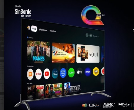 TELEVISOR SMART TV QLED GOOGLE TV  HYLED6513QG