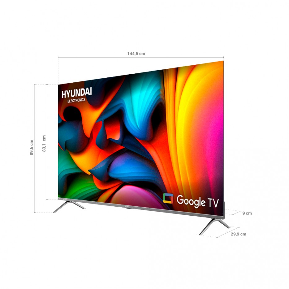 TELEVISOR SMART TV QLED GOOGLE TV  HYLED6513QG