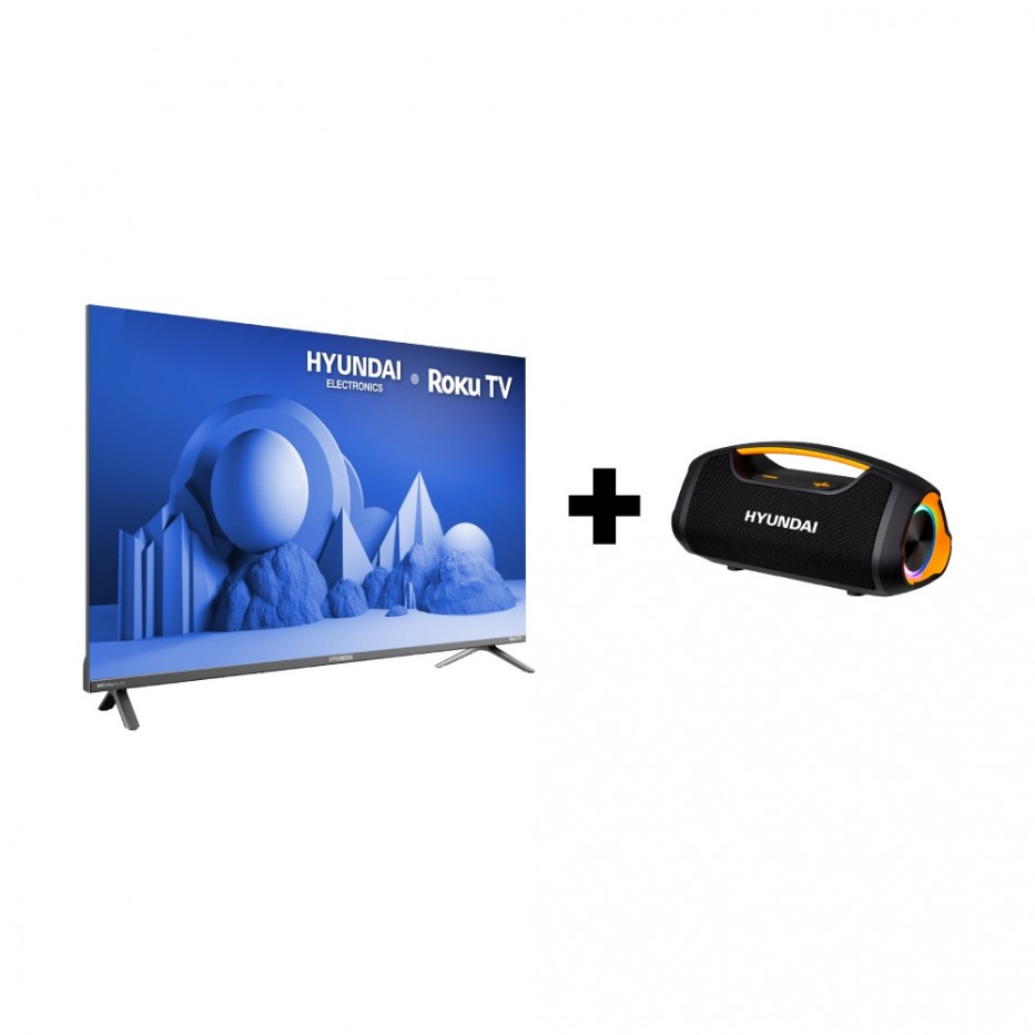 Combo Televisor Hyundai Roku tv 43