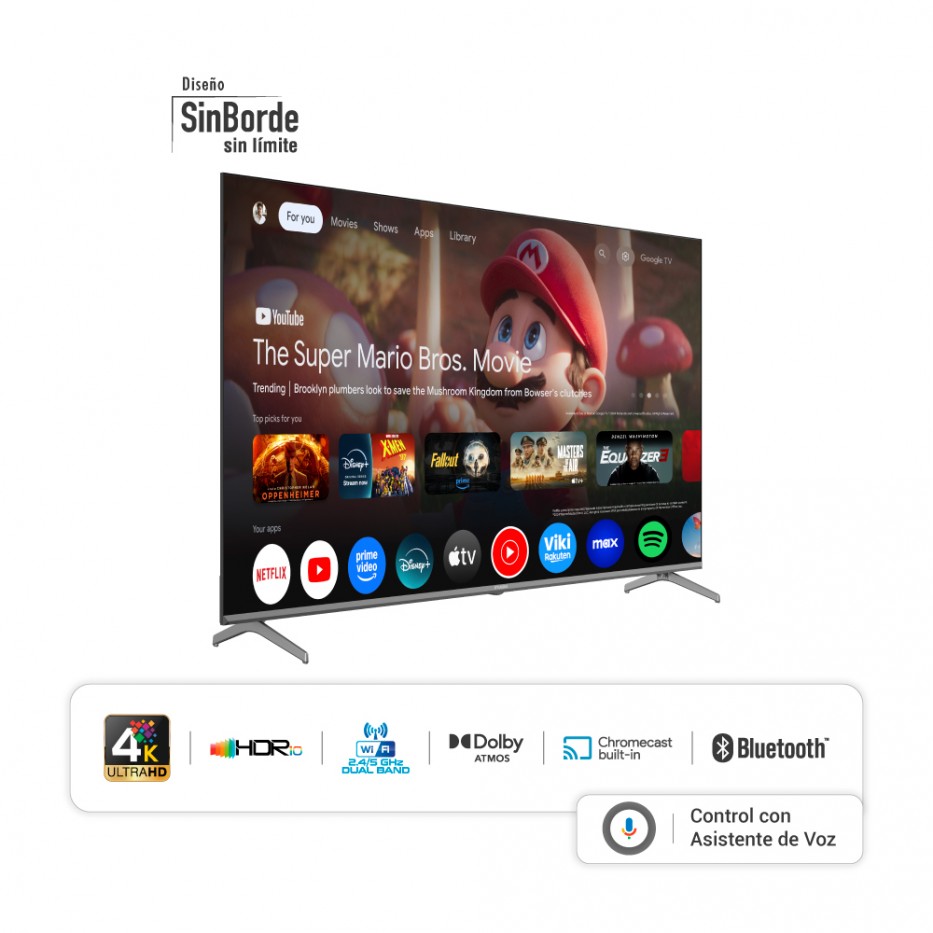 Televisor Google tv 65 Pulgadas Smart tv 4k HYUNDAI