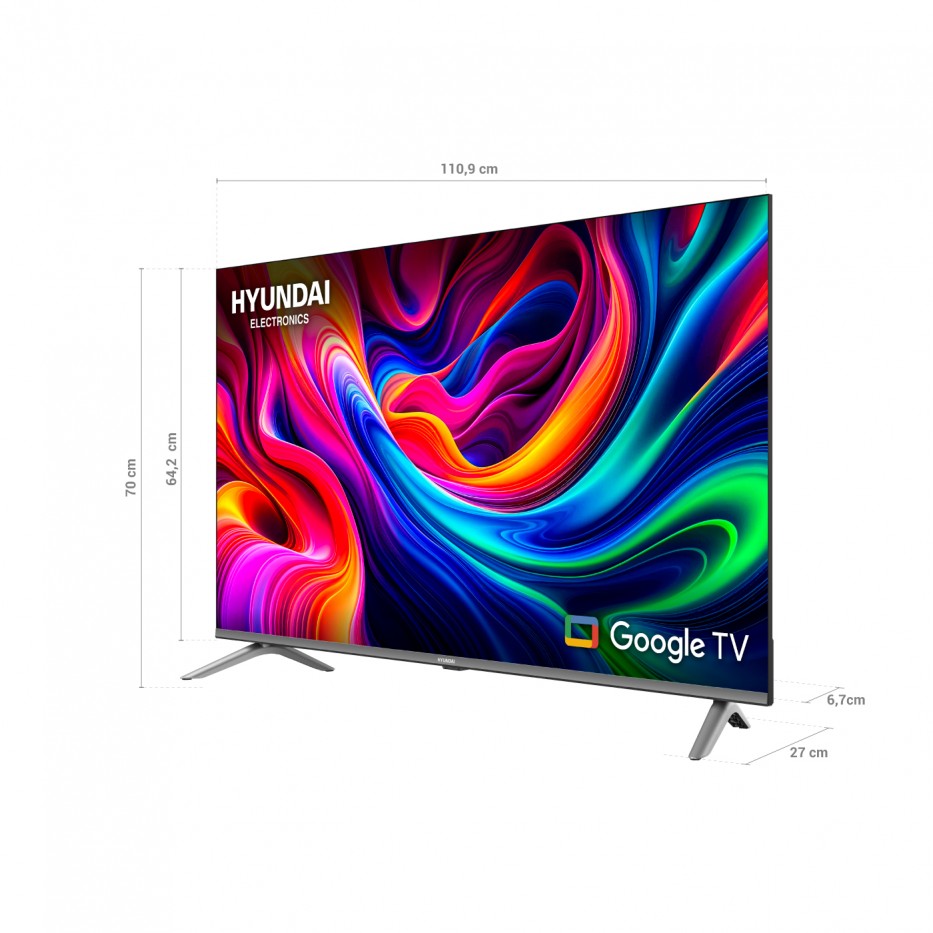 Televisor QLED 50 PULGADAS FULL HD GOOGLE TV