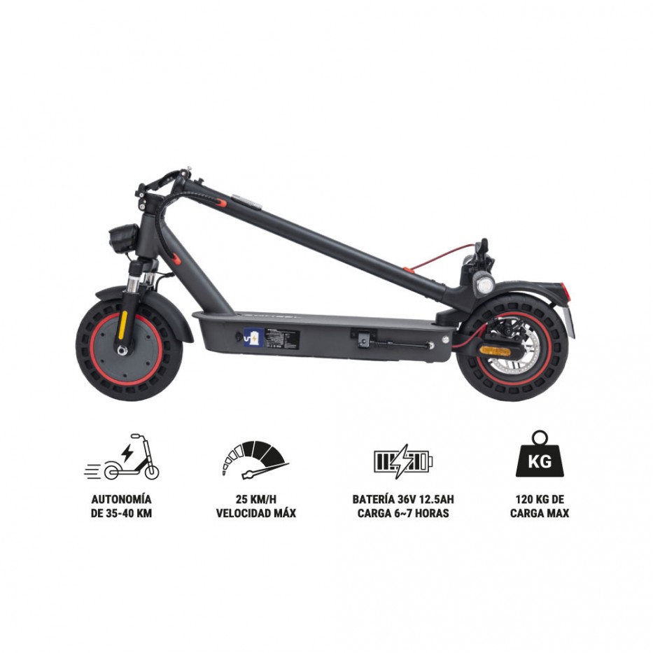 PATINETA ELECTRICA SCOOTER AGIL MAX 25 KM/H VELOCIDAD MAXIMA AUTONOMIA 40 KM