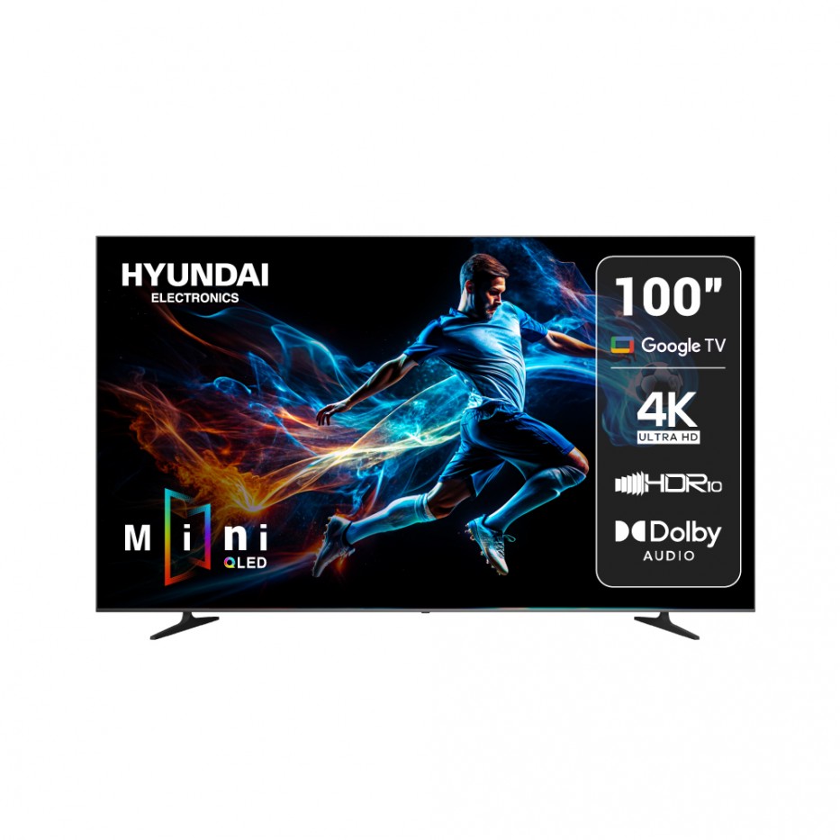 Televisor MINI QLED HYUNDAI 100 GOOGLE TV