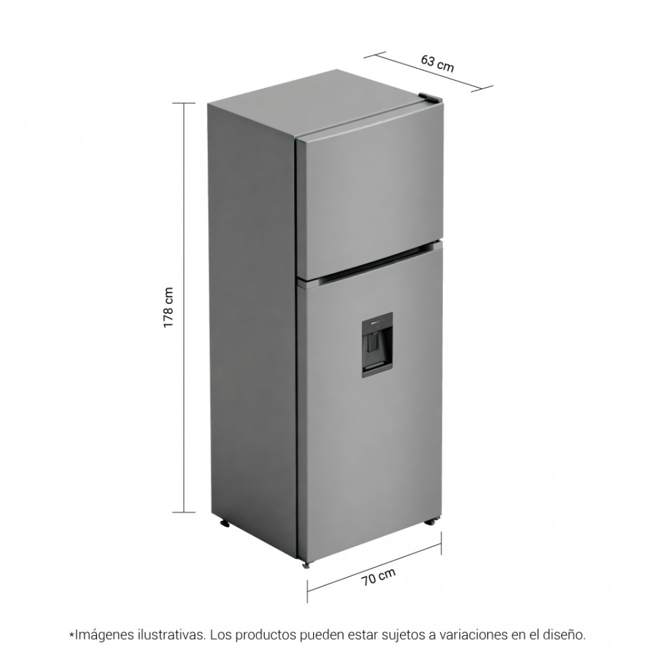 Nevera No Frost 406 Litros Inverter superior HYRF406IVNF