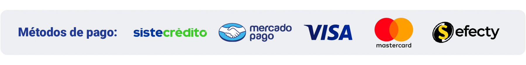 Nuestros metodos de pago