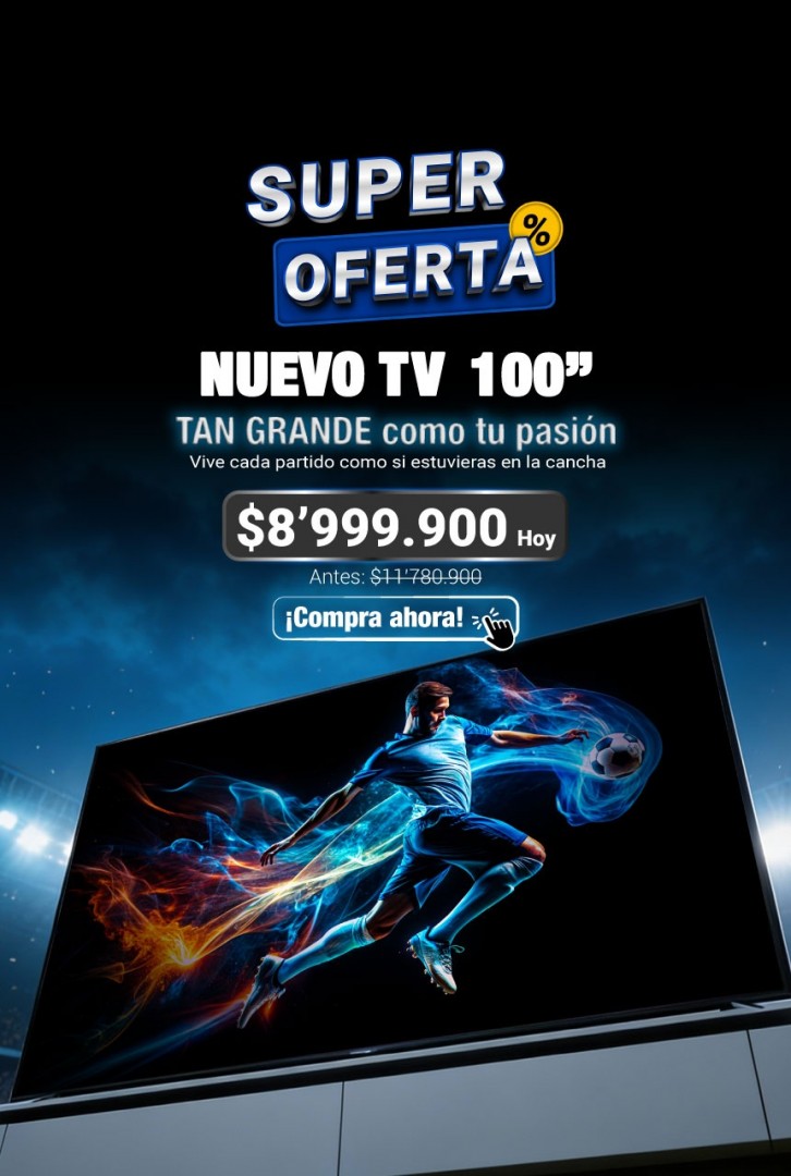 Banner de 100 pulgadas Mundial