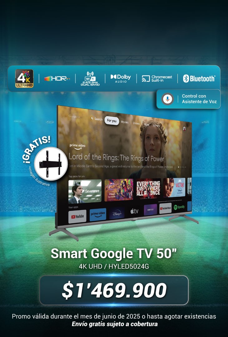 Banner de Banner Fanáticos Oficiales - Google Tv 50