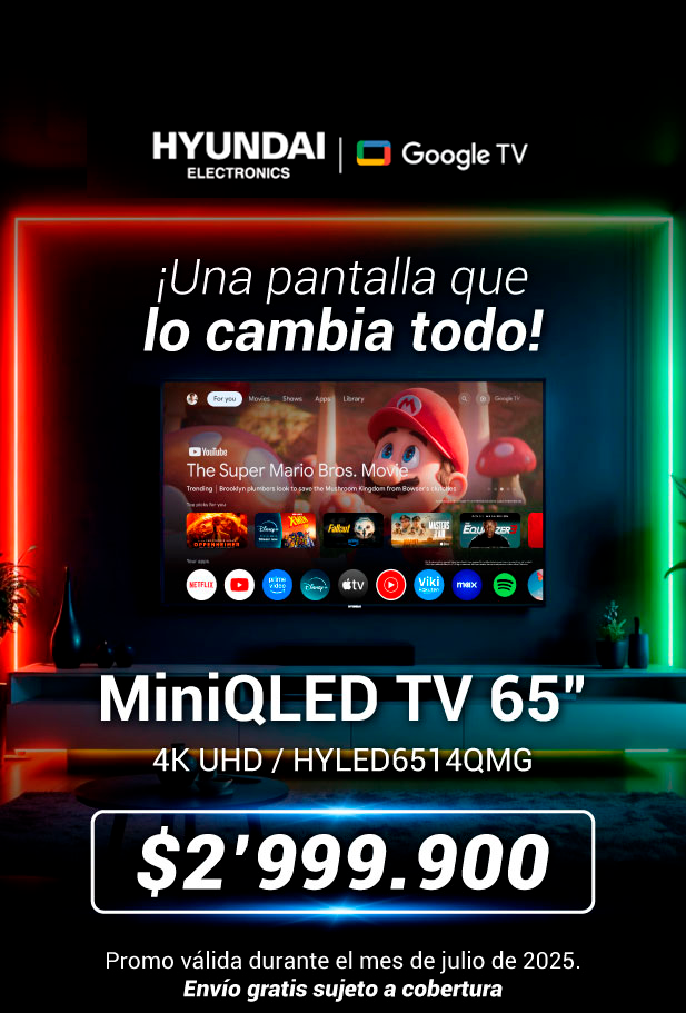 Banner de Banner Mini QLED Google TV 65