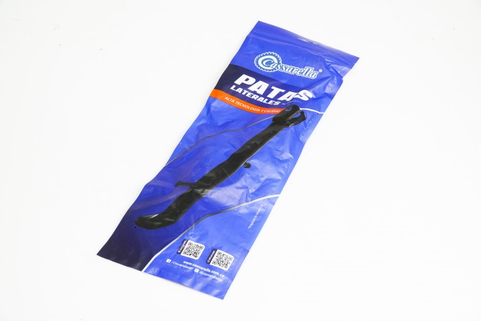 PATA LATERAL CASSARELLA TVS NEO NX110/DAZZ110/ROCKZ CON TORNILLO Y RESORTE