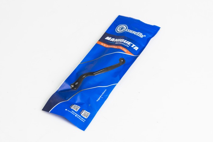 MANIGUETA IZQUIERDA AKT125S/SL/NKD/NKDR/125EVO FRENO DISCO NEGRA CASSARELLA